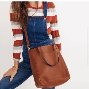 Madewell Brown Leather Tote